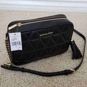 NWT Michael Kors Ginny quilted camera bag